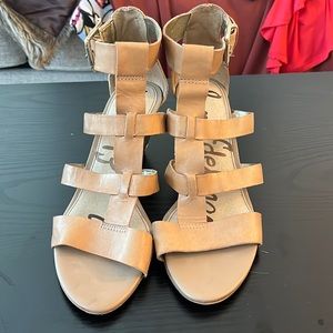 Sam Edelman “Sabrina Leader Wedge Sandal” (womens size 9.5)